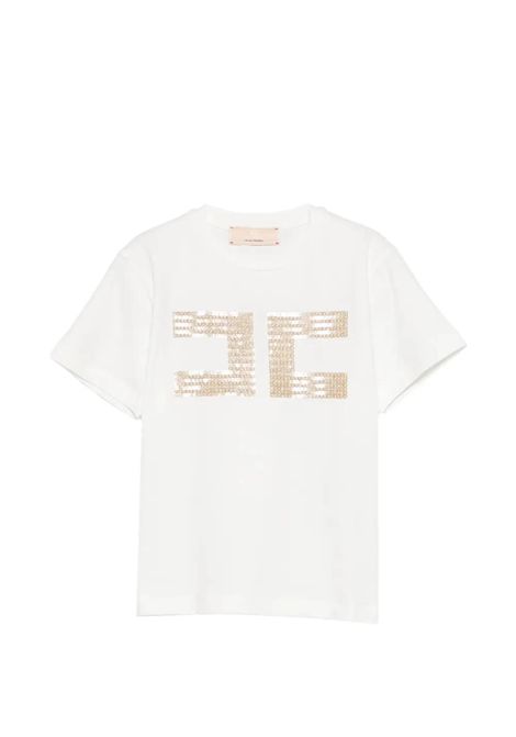 T-shirt con logo ELISABETTA FRANCHI KIDS | EFTS259.0.JE0060115